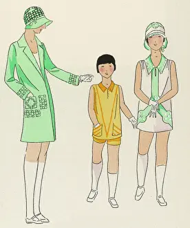 Boissy: Three children in outfits by Mignapouf