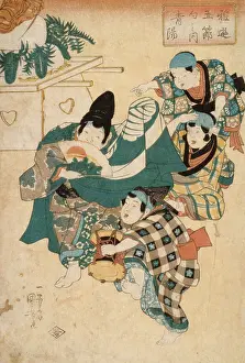 Ukiyo: Children parading