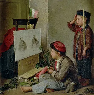 Pinacoteca: Children of the people, detail