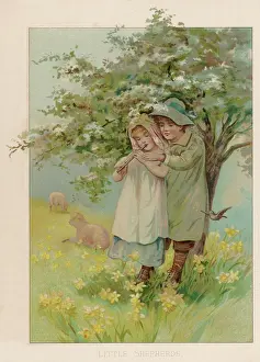 Entertained: CHILDREN PIPING C1890