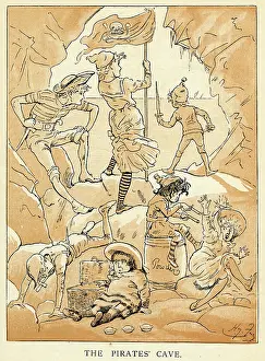 Crossbones: Children in their pirates cave