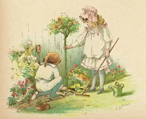 Rosebush: CHILDREN PLANT ROSEBUSH