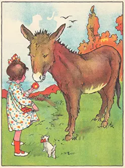 Neddy: Children at play - apple for a donkey
