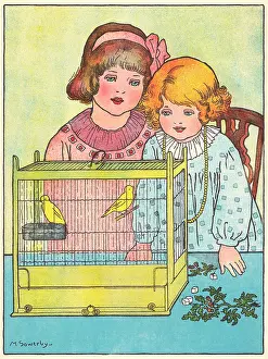 Lumps: Children at play - pet canaries
