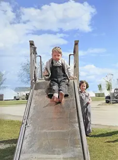 Shafter: Children - playground - migratory labour camp