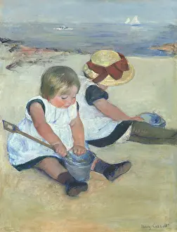 Cassett: Children Playing on the Beach