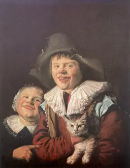 Felines: Children playing with a Cat