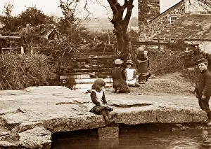 Dartmoor: Children playing, Dartmoor