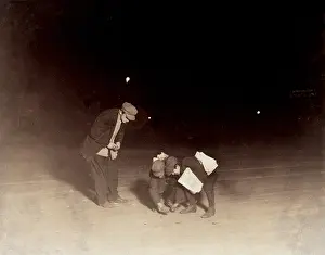 Craps: Children playing a dice game, from original ?