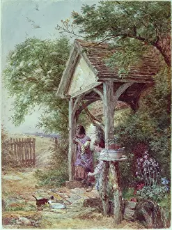 Myles: Children Playing with a Kitten