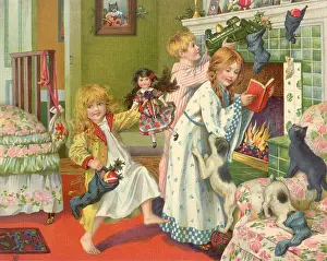 Happily: Children Playing with Toys