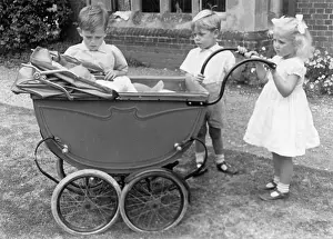 The Childrens Society: Children with a pram