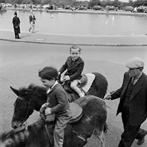 Whitestone: Children riding donkeys