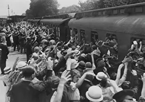 Relatives: Children riding the train, 1934