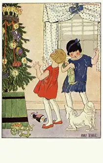 Anny: Children round an Xmas tree
