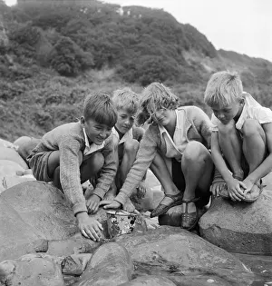 Niton: Children at the seaside