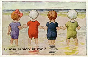 Guess: CHILDREN/SEASIDE/PADDLE