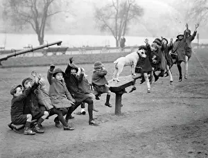Seesaw: Children on a seesaw