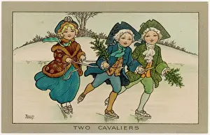 C1905: Children Skating - circa 1905