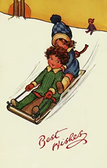 Culverwell: Children on a sled