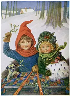 Children in Sleigh