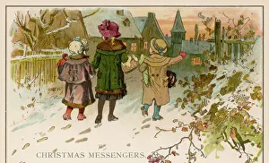 Fortunate: Children in the snow, 1893