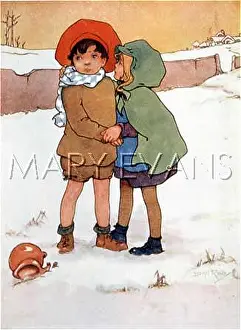 Consoles: CHILDREN IN SNOW 1916