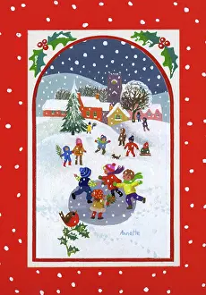 Jane Gordon Clark: Children in the snow
