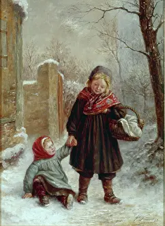 Fran Ois: Children in the Snow – two children