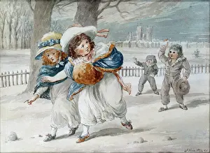 Snowballs: Children Snowballing