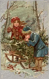 Snowstorm: Children in Snowstorm