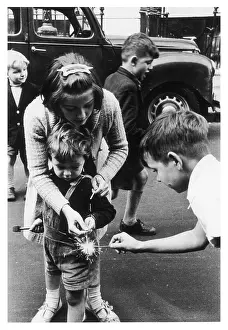 Trepidation: CHILDREN WITH SPARKLERS