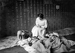 Governess: Children taking a nap, 1915
