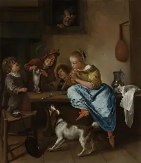Mistreatment: Children Teaching a Cat to Dance