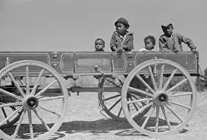 Tenant: Children - Wagon - Transportation - Rural