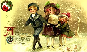 Winsch: Children Walk in Snow