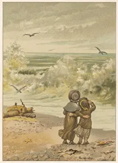 Awed: Children Watching Waves