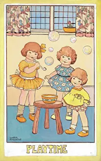 Edgerton: Children in watercolour