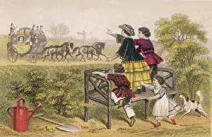 Stagecoaches: Children Wave Stagecoach