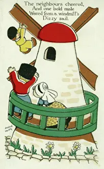 Helle: Children on a windmill
