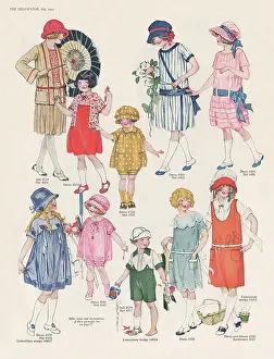Delineator: Children's dresses, Delineator