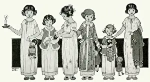 Gowns: Children's nightdresses 1913