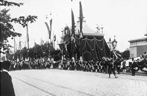 Anniversaries: Children's parade in occasion of Emperors anniversary on