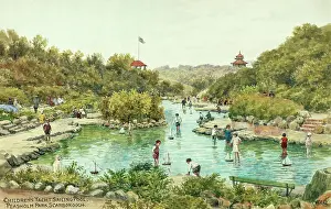 Peasholm: Children's Pool, Peasholm Park, Scarborough, North Yorkshire