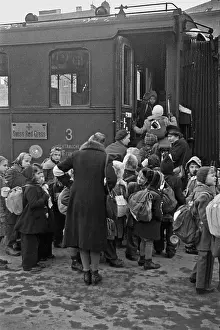 Farewells: Children's transport in post-war period