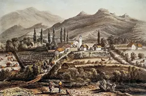Andean: Chile (1837). Cogoti. Litography