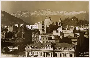 Jul17: Chile - Santiago - Partial view over the rooftops