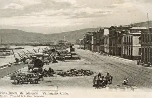 Malecon: Chile - Valparaiso - View of Malecon