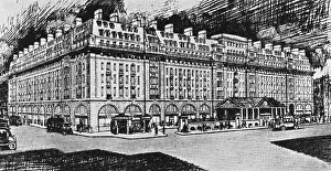 Chiltern Court and Baker Street Station, London