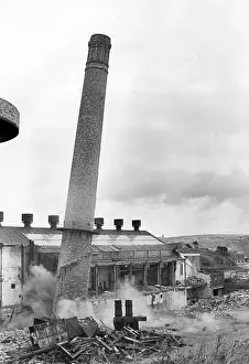 Detonator: Chimney demolition at Hayle, Cornwall